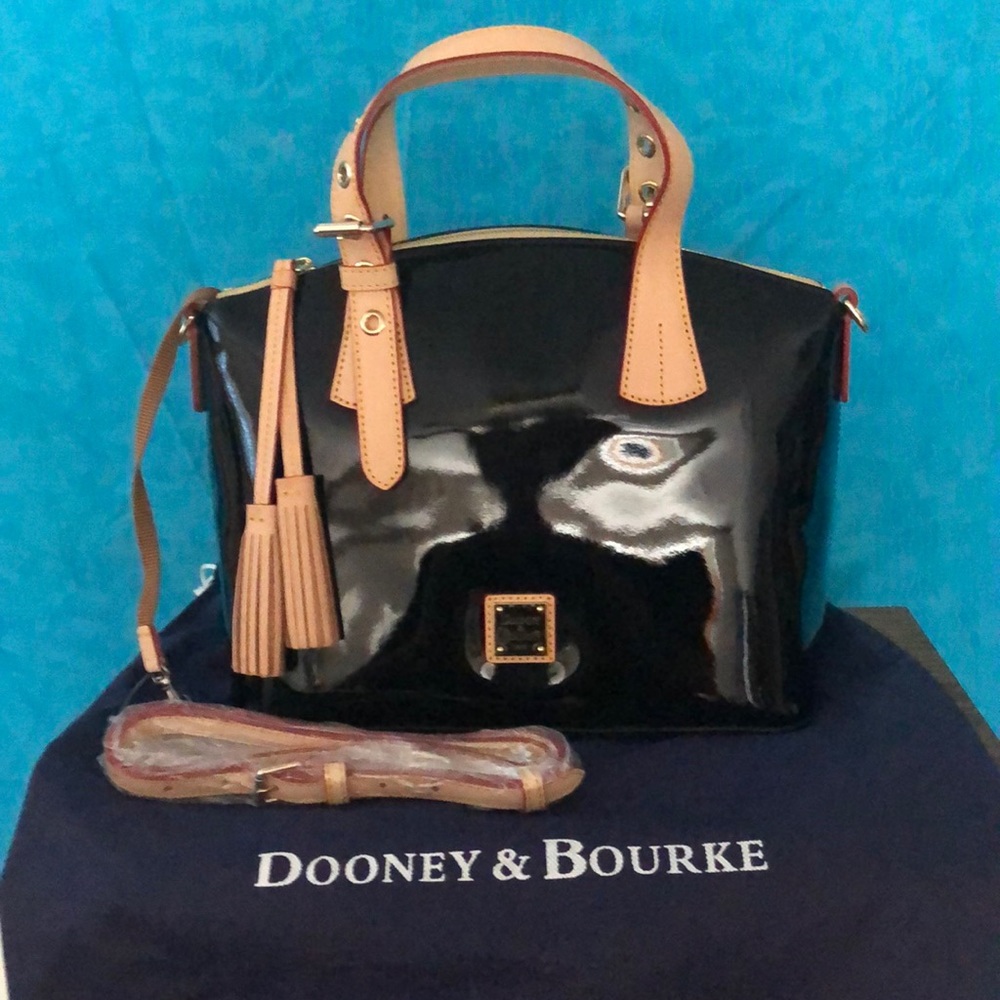Dooney Bourke patent satchel